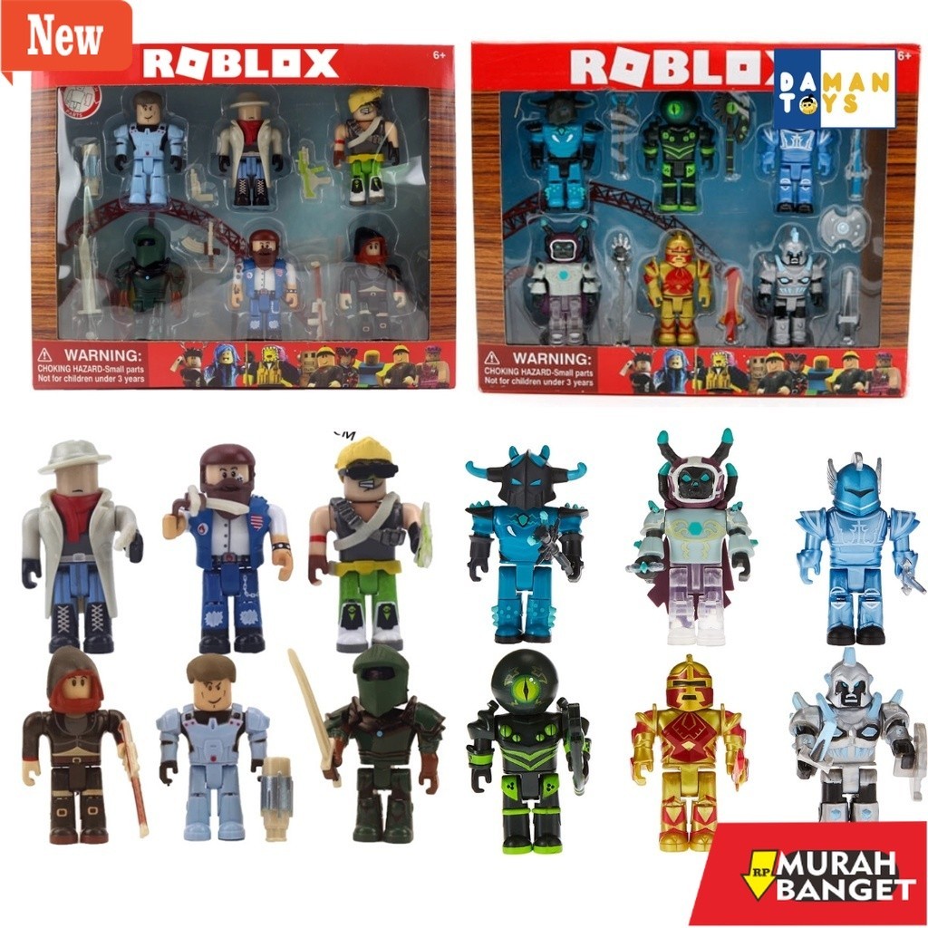 Mainan action figure yg lagi viral- Mainan Roblox Figure Set Figur Cake Topper Roblox murah