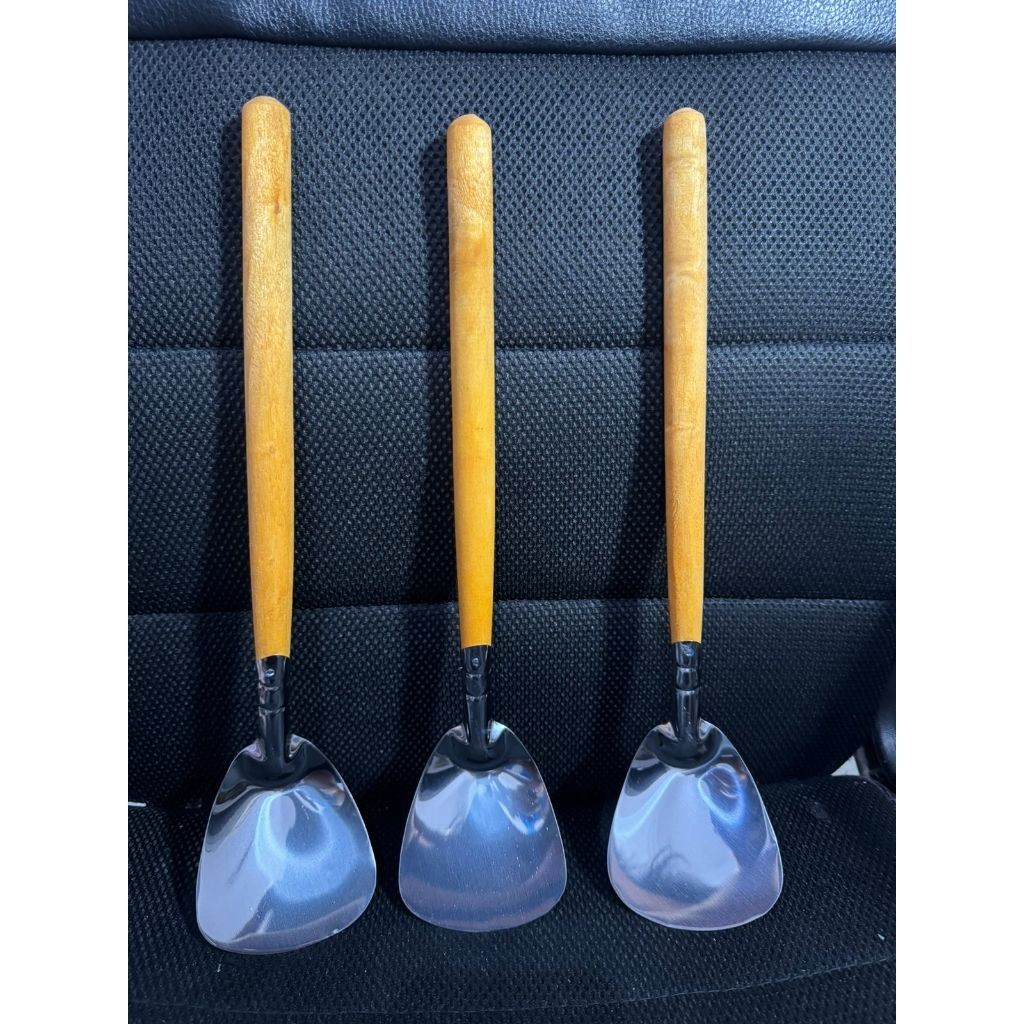 Sepatula Gagang Kayu Murah Bisa Cod Sepatula setenlis gagang kayu sodet sutil