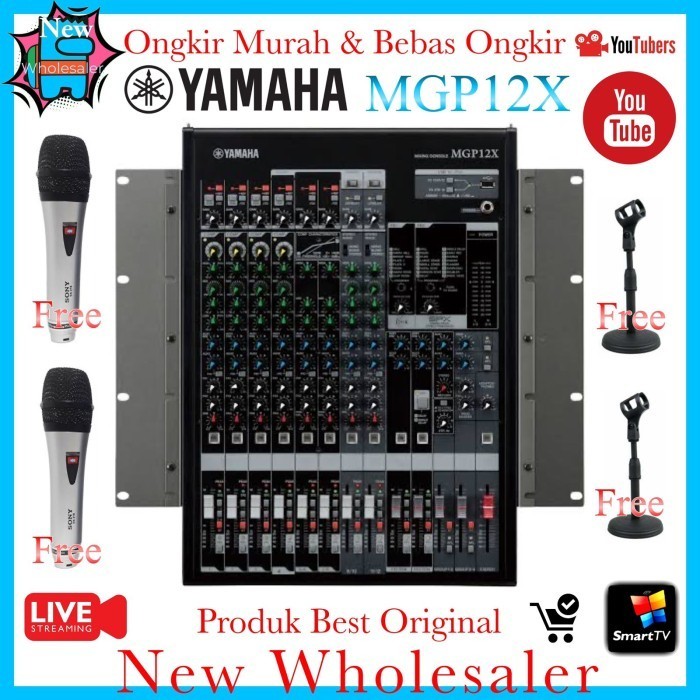 COD. Mixer Audio Yamaha Mgp12X original 12 channel Mixing MGP 12 X perfect