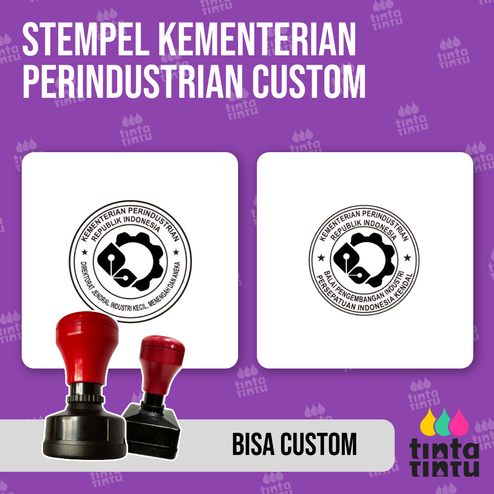 

Stempel Kementerian Perindustrian Custom