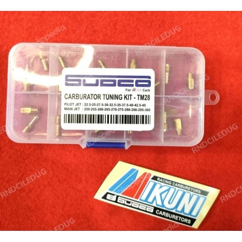 Mainjet spuyer pilot jet karbu mikuni kotak Tm 24#28#34#38#Tmx38