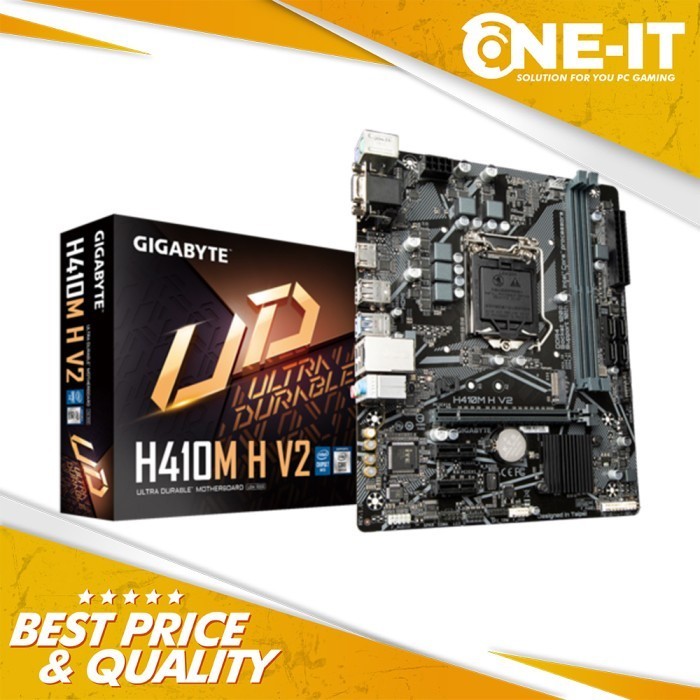 Motherboard Gigabyte H410M H V2 Intel H470 Chipset 10th Gen
