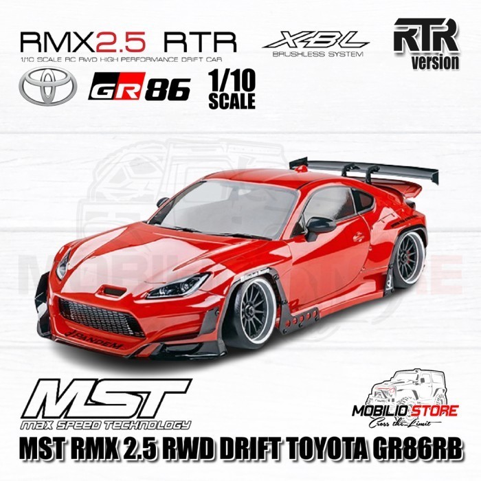 MST RMX 2.5 Toyota 86 GR RB 1/10 Scale RTR RWD Drift 2.4G Brushless RC