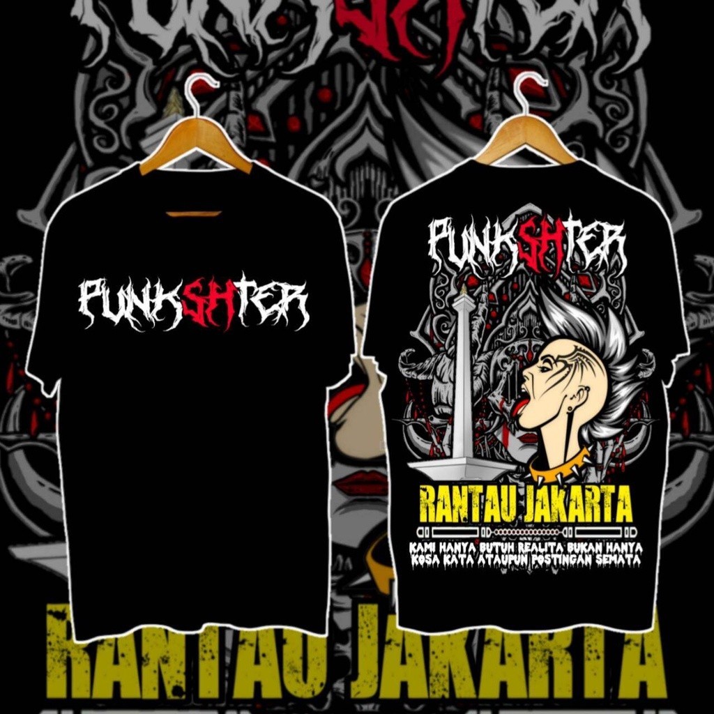 //Kaos PSHT Punkshter Zona Rantau Jakarta XPQ7