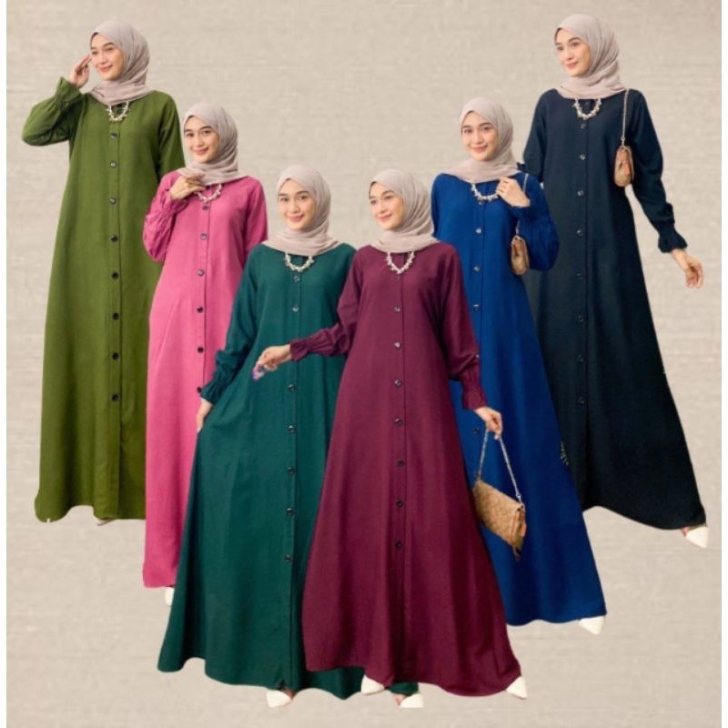GAMIS POLOS TWILL ORI GAMIS FASHION GAMIS PREMIUM GAMIS JUMBO//BAJU WANITA MODEL BARU / MURAH PROMO
