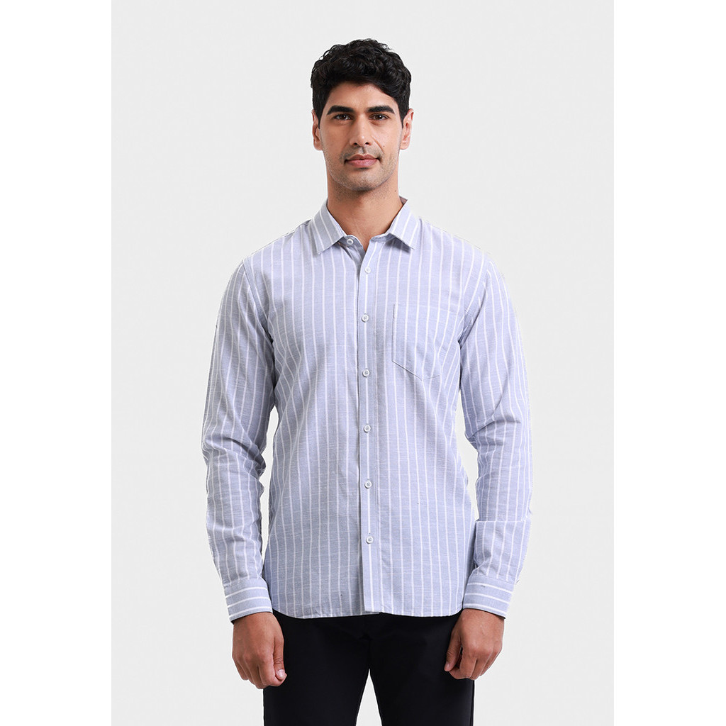 MOC Kemeja Lengan Panjang Pria ARNAUT - GREY