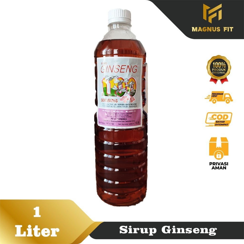 

Sirup Ginseng Asli Sewusatus 1L