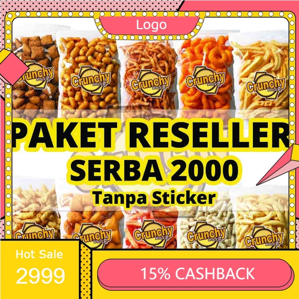

[Promo Reseller] / COD / Snack / Snack Serba 2000 / Paket Usaha / Paket Reseller5