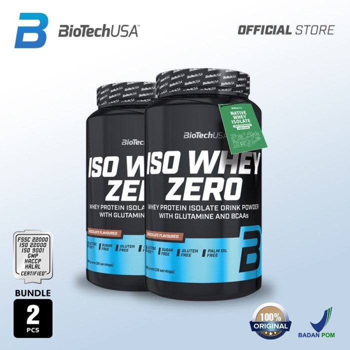 

Bundle - ISOWHEY ZERO LACTOSE 908+908Gram - Coklat