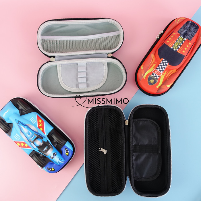 

✨LARIS✨ -Kotak Pensil Anak Sekolah / Tempat Pensil Anak 3D Timbul Mobil Sport - Sport Red