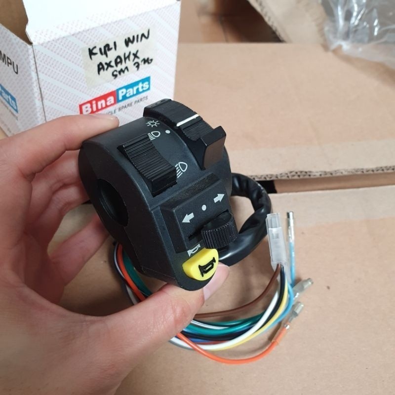 Saklar holder kiri honda win 100 win100