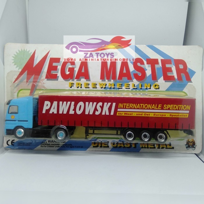PTS99 Diecast Mercedes Benz Actross Truck Pawlowski by Mega Master Schuco 87