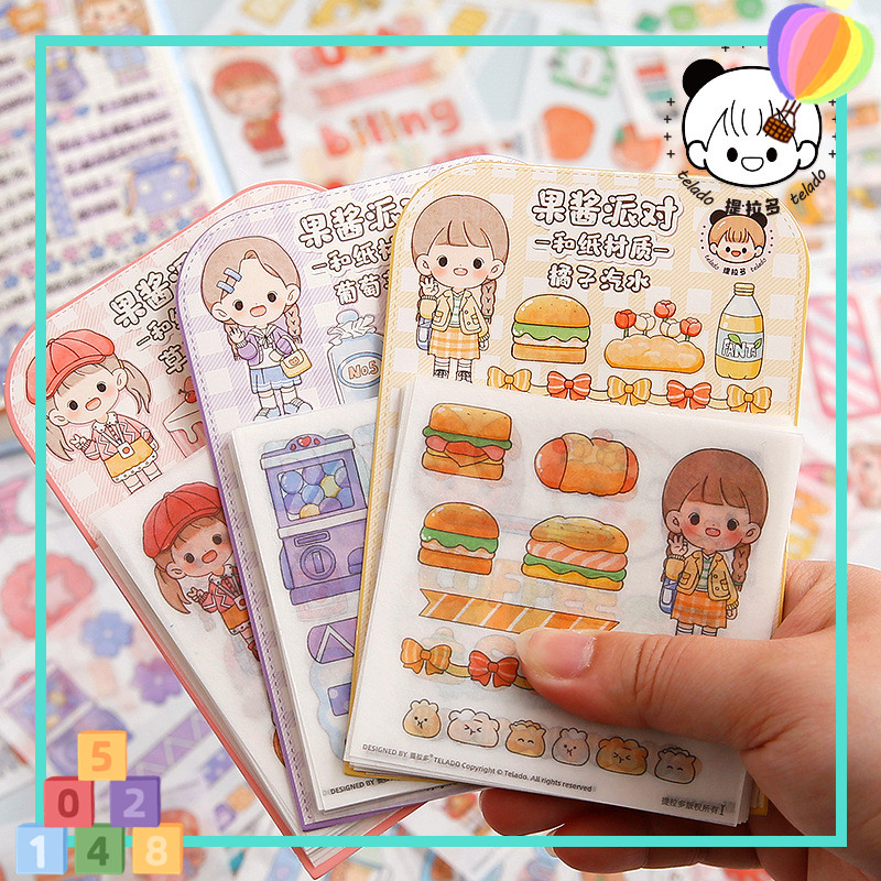 

⚡ VC-Alat tulis ⚡Stiker Dodojam Sticker Lucu Aesthetic Stiker Sticker Transparan Custom Stiker Minuman Stationery Stiker Make Up Stationery Stiker Jualan Sticker Mobil Custom