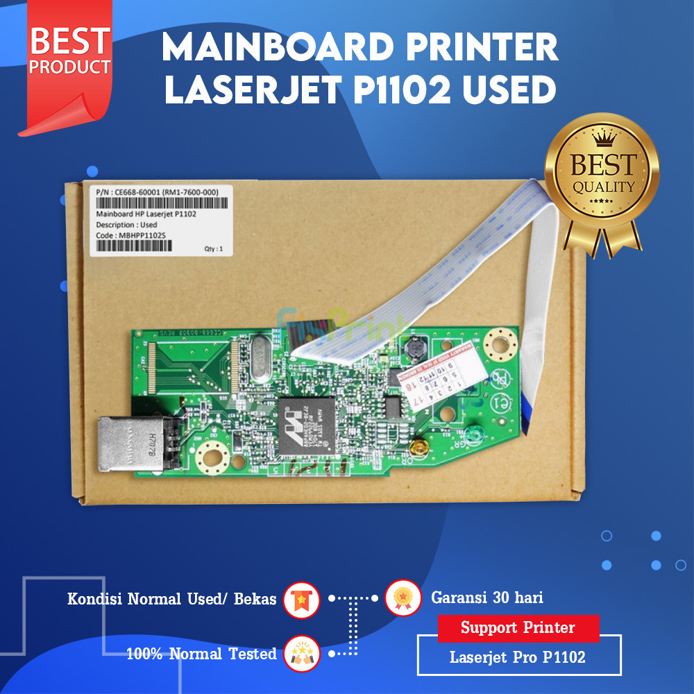 Mainboard Printer HP P1102 Motherboard Laserjet P1102 Board Printer HP P1102 Used