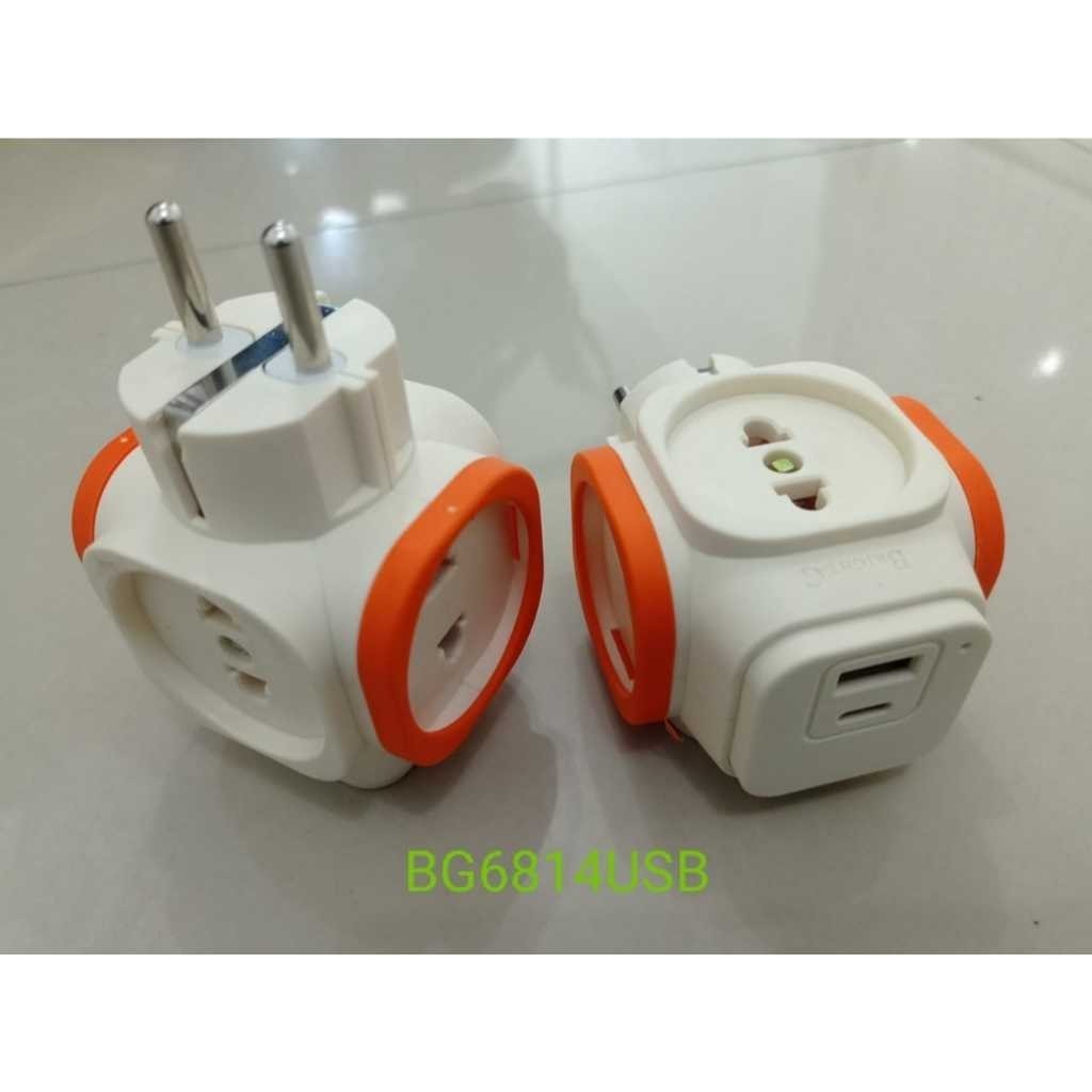 Bright-G Steker T Arde Mini Serbaguna + USB + Tipe C BG-6814