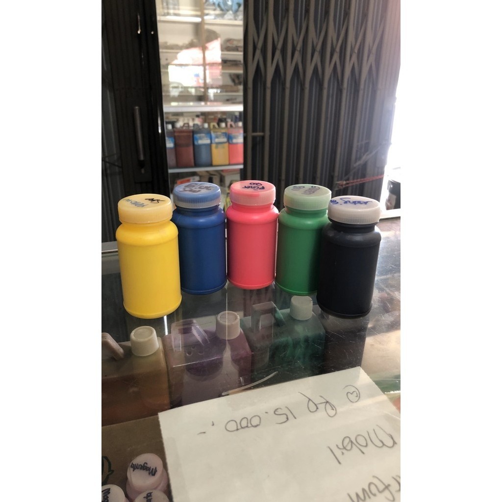 

G874R~ Promo Murmer pigment warna untuk sablon waterbased - Hitam