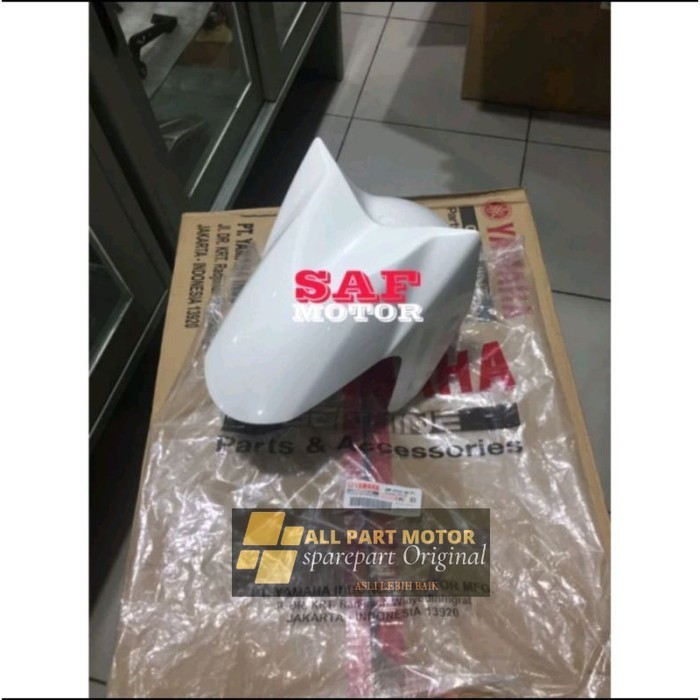 COVER BODY HALUS NMAX PUTIH 2015-2019 ORIGINAL YAMAHA - SPAKBOR DEPAN