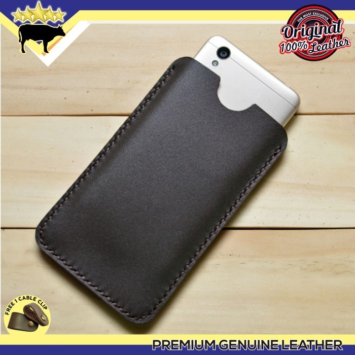 SARUNG HP LEATHER SLEEVE SAMSUNG ASUS XIAOMI DLL CUSTOM MAKS 6,5 INCH
