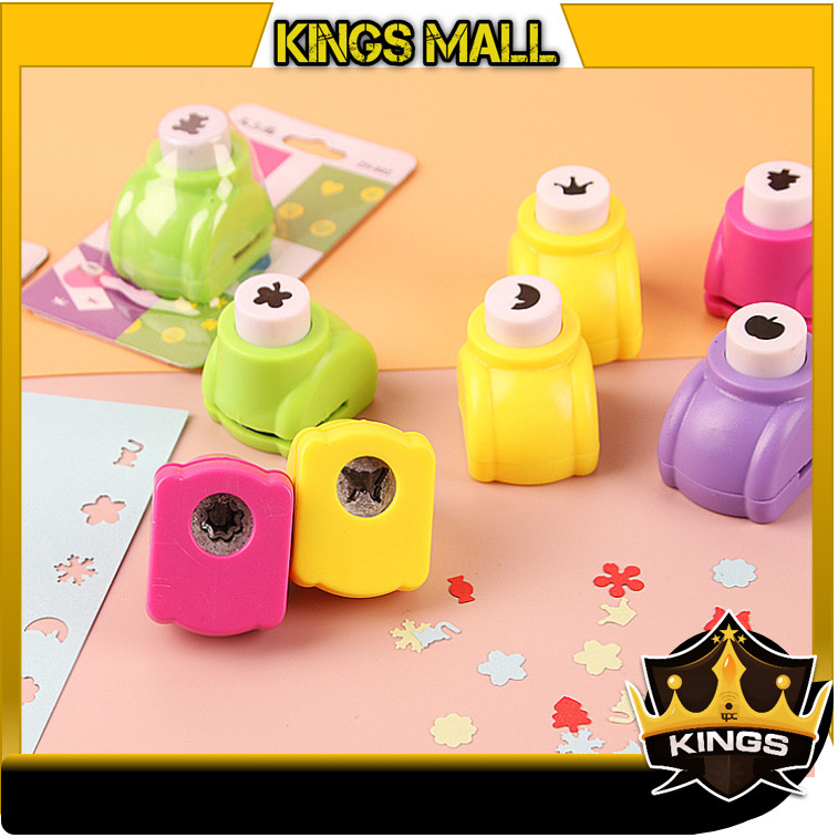 

KINGs - 6284 Pembolong Kertas Mini Berbagai Bentuk / Puncher Mini DIY Pemotong Kertas