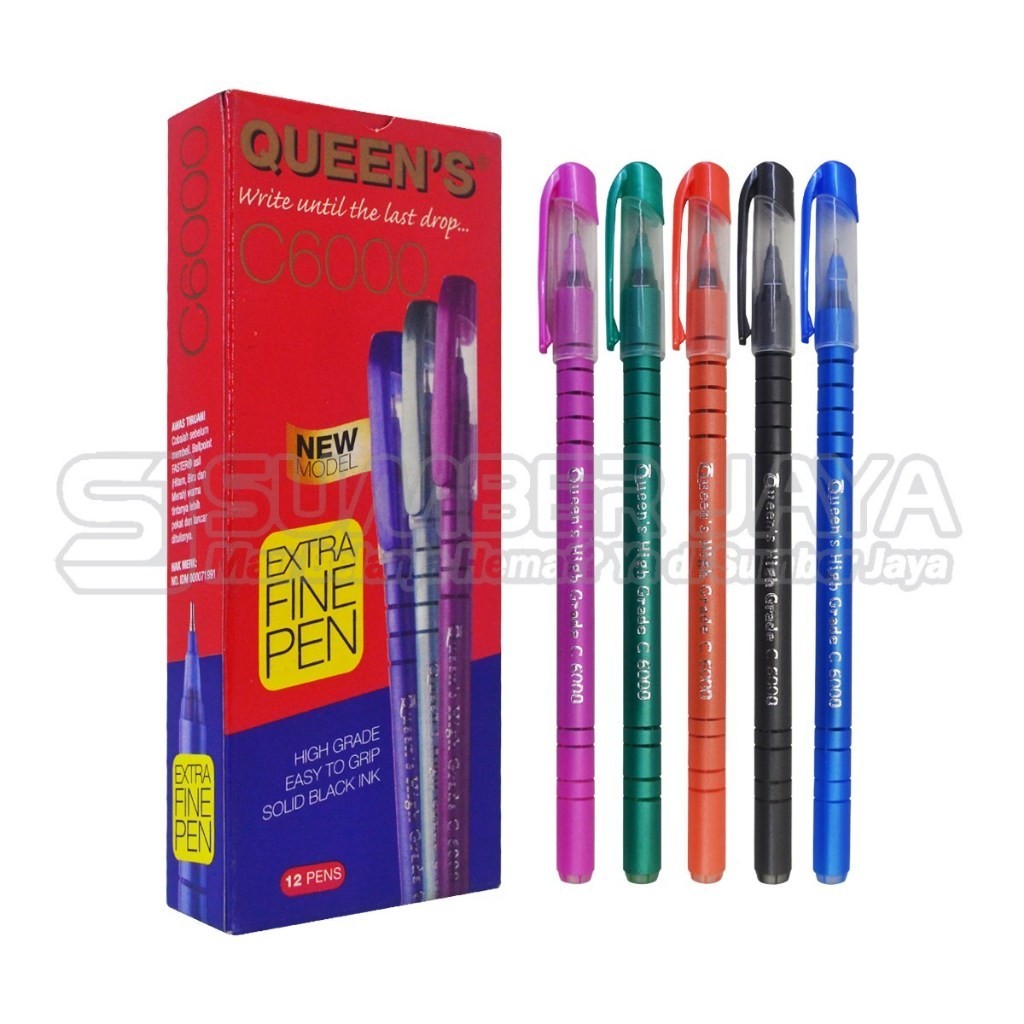 

Ballpoint Pulpen Pena Queen C-6000