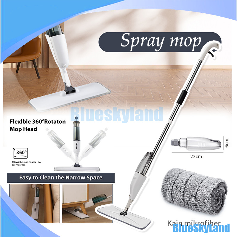 Alat Pel Lantai Semprot / Water Spray Mop / Pel Semprot Otomatis / Alat Pel Lantai Praktis / pel lan