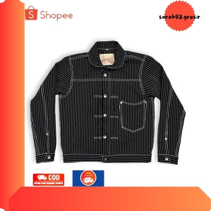 ✨BESTSELLER✨ -Adelaide Denim 13.5oz Indigo Wabash Jacket - S