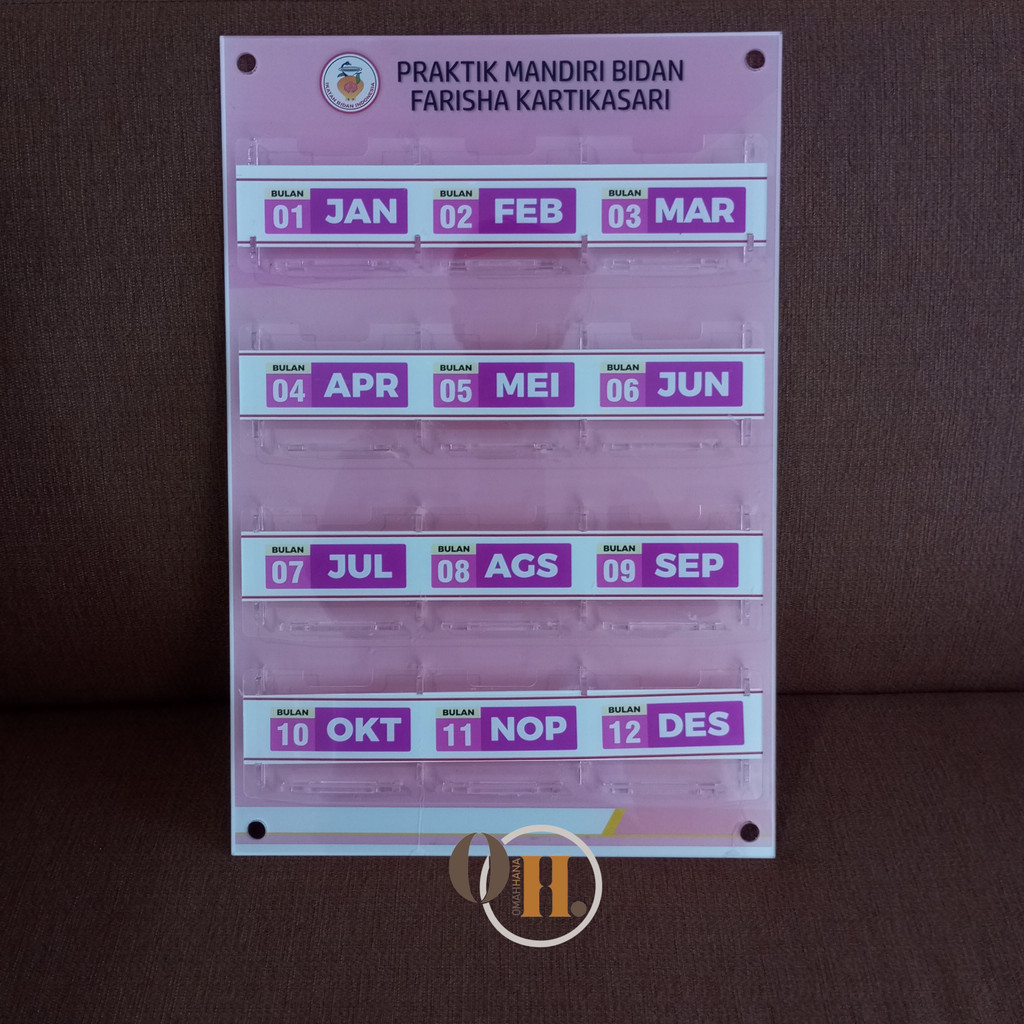 

Custom Papan Akrilik Kantong Persalinan - Custom Kantong Persalinan Bidan, Kebidanan, KIA KB