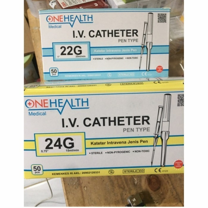 OneHealth IV Catheter Abocath 16G 18G 20G 22G 24G 26G