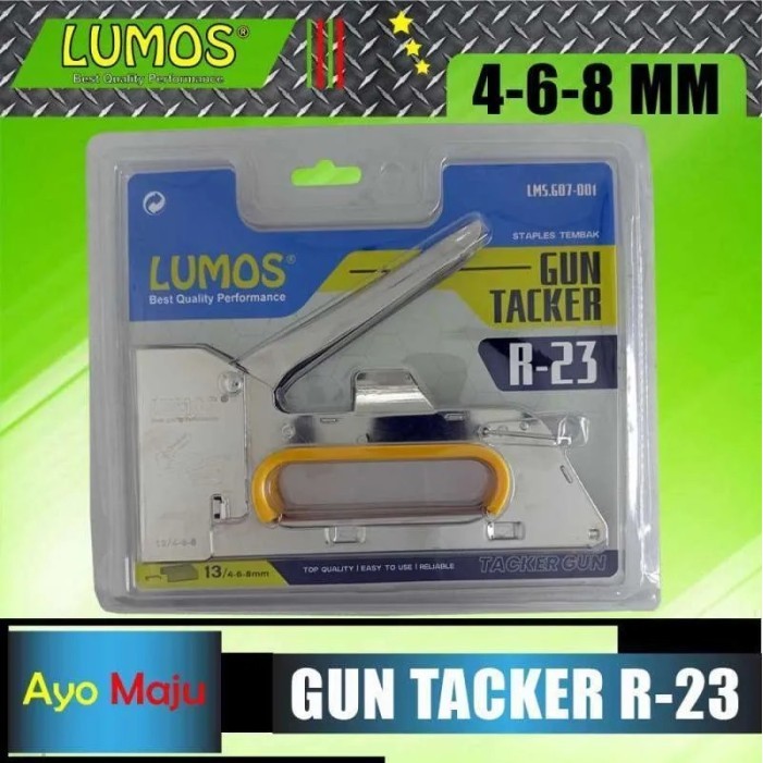 

LUMOS R23 Staples Gun Tacker - Staple Jok Tembak Hekter