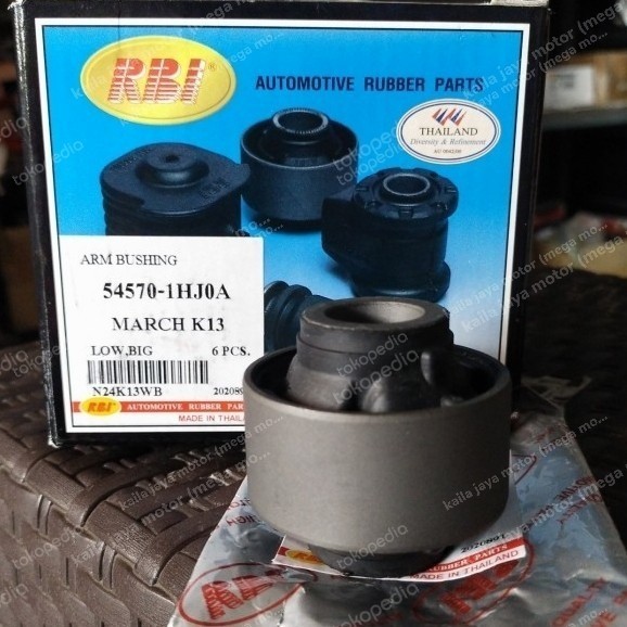 BUSHING ARM/BOS ARM NISSAN MARCH MERK RBI ORIGINAL THAILAND BESAR BIG