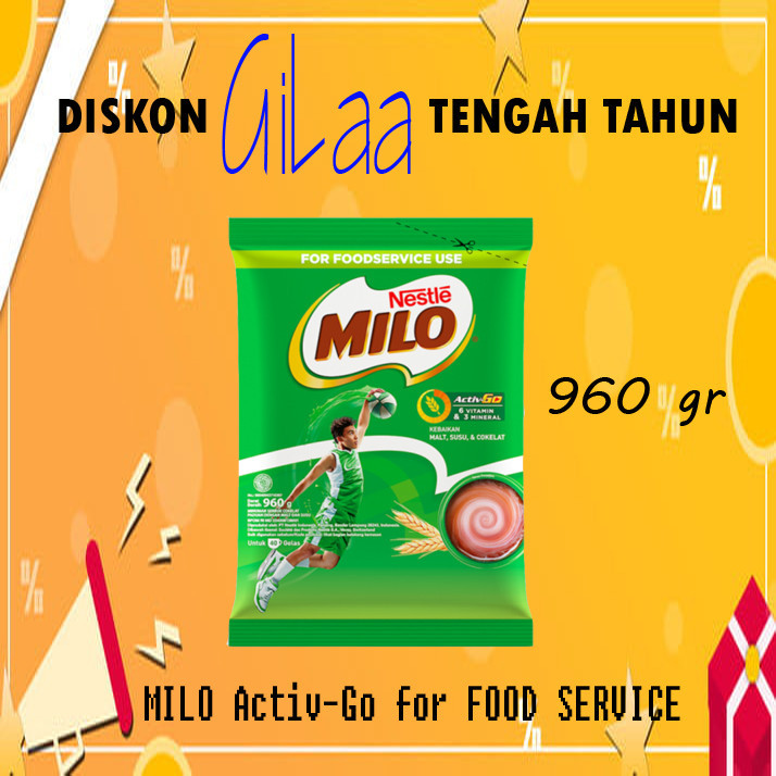 

MILO CompleteMix 960gr Nestle Professional DISKON MID Year