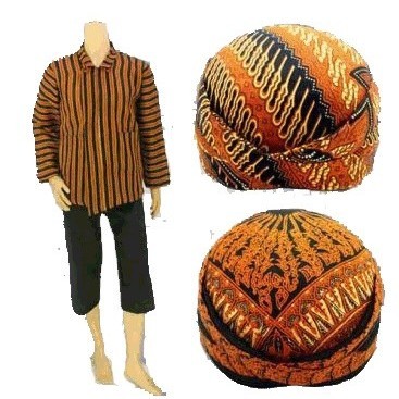 [KUALITAS TERBAIK] Setelan Surjan Lurik Celana / Baju Adat Jawa Surjan Lurik Anak - Baju+Clana, baby