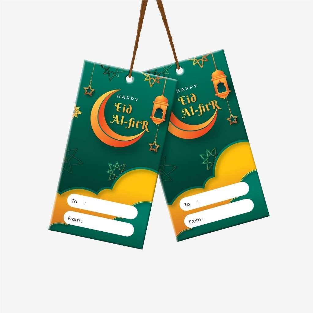 

Hangtag Kotak #LEBARAN INDAH | Ukuran 5x9 cm | Custoom.in