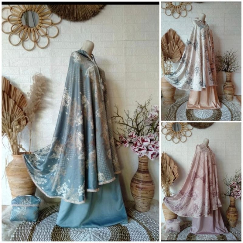 PROMO  Mukena Dewasa Armani Silk 2in1 jumbo Premium