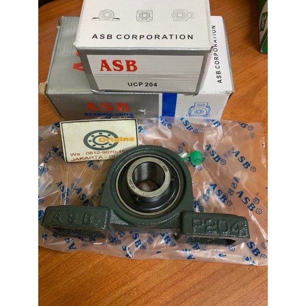 New BEARING UCP 204 AS 20 MM PILLOW BLOCK UCP204