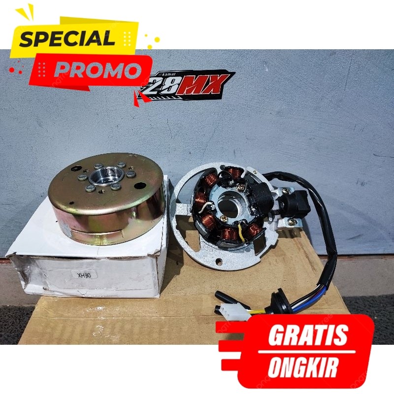 SALE MAGNET SET RACING KIMCIL PNP YAMAHA RXK RXKING RXS TINGGAL PASANG SAJA