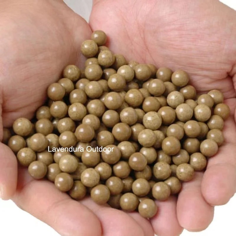 Peluru Ketapel Slingshot Ammo Hard Mud Balls 9mm 100 PCS Yellow peluru ketapel survival