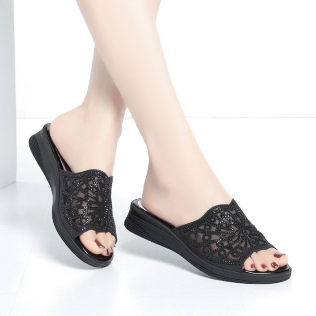 Sandal Pesta Wanita 3cm / Sendal fashion Cewek Dewasa Remaja Kondangan