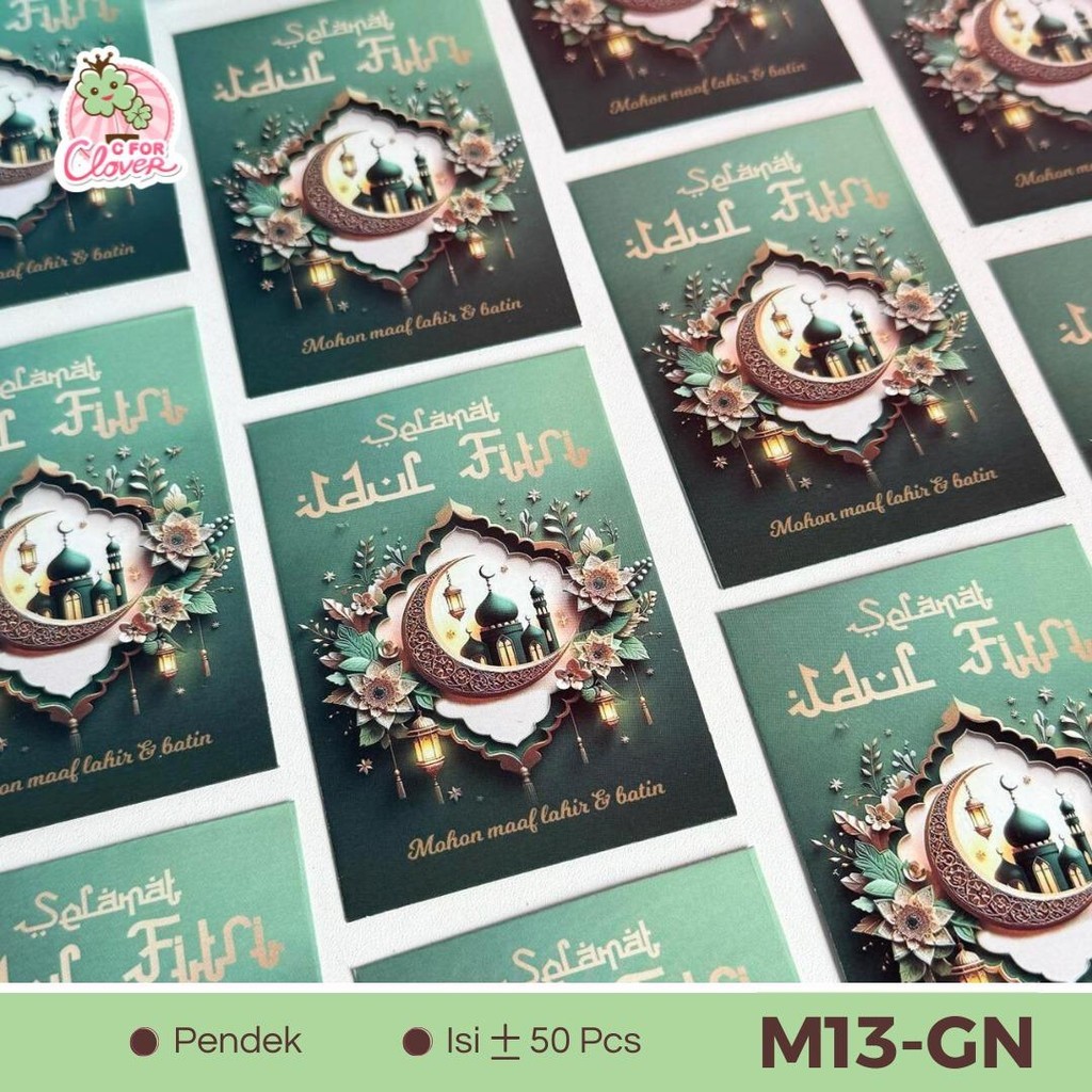 

AMPLOP PENDEK LEBARAN 2025 IDUL FITRI ISI 50 PCS minal aidin wal faizin