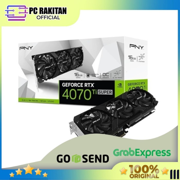 PNY GeForce RTX 4070 Ti Super 16GB OC LED TF