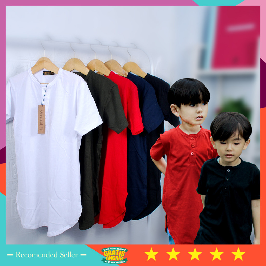 Style Kekinian FAshion Idul Fitri Lebaran / Kurta anak Baju koko anak Baju muslim anak koko Kurta an