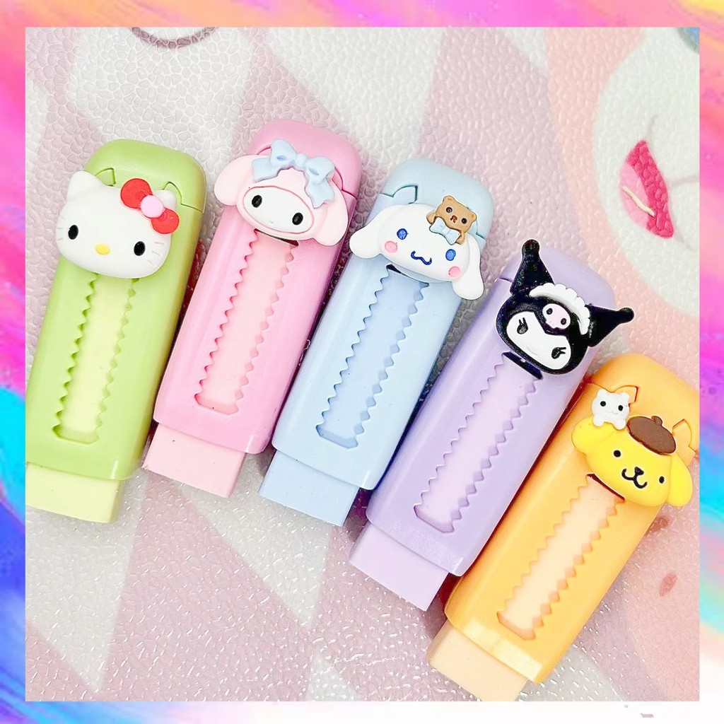 

Penghapus Sliding Eraser Sanrio Kuromi Melody Monroll - GF0489