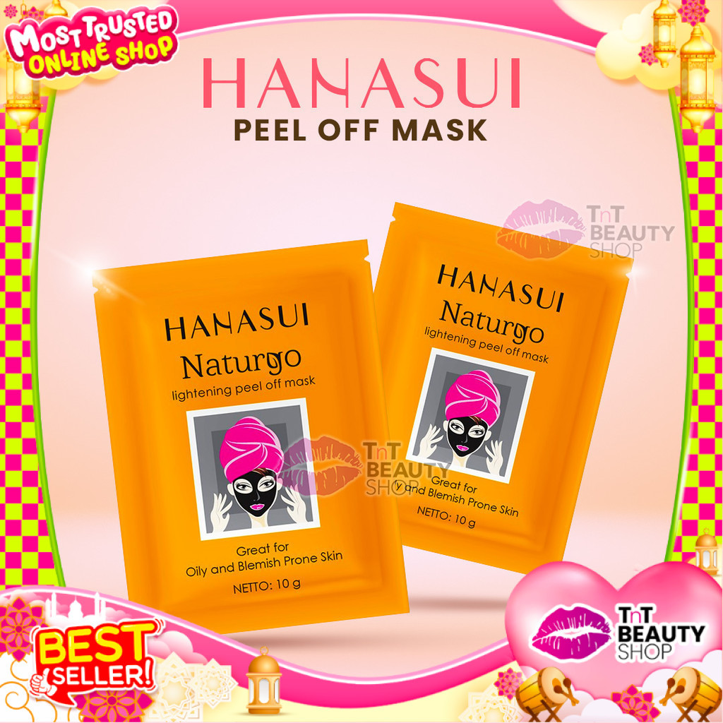 HANASUI Naturgo Peel Off Mask Black Sachet | Tnt beauty shop