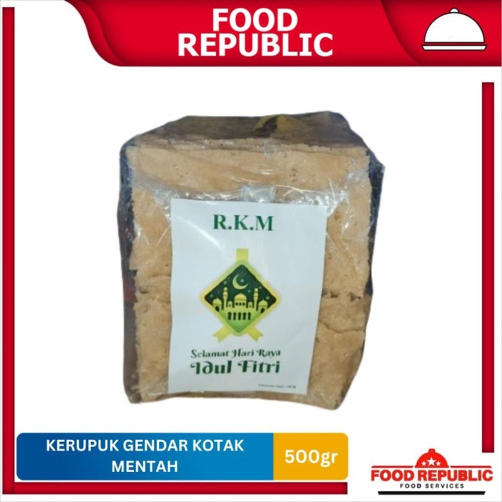 

Kerupuk Gendar Mentah / Kerupuk Nasi / Beras Puli Mentah 500gr Halal