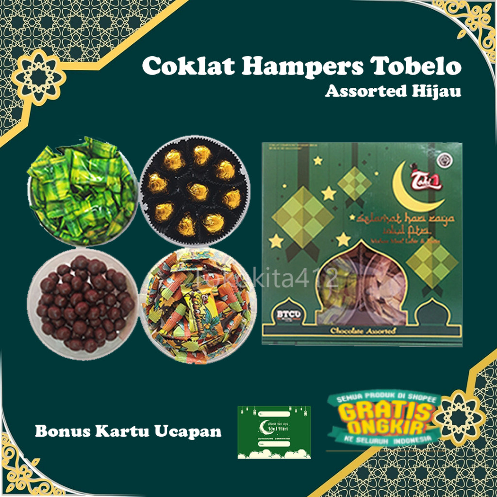 

Hampers Lebaran Coklat Tobelo Toki Chocolate Assorted/ langsung proses