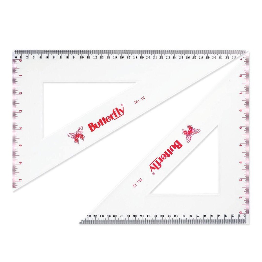 

Butterfly Set Penggaris Segitiga No. 12 / BT - No. 12