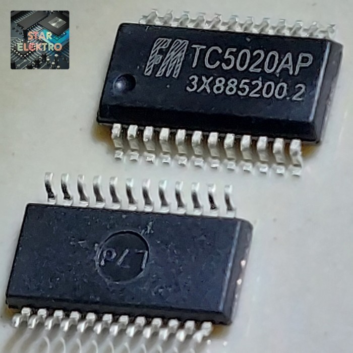 DnG27 TC5020AP SMD SSop-24 TC5020 TC 5020AP IC 16 Led Driver FM TC5020A - 2 pcs