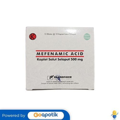 Mefenamic Acid Bernofarm 500 Mg Box 100 Kaplet
