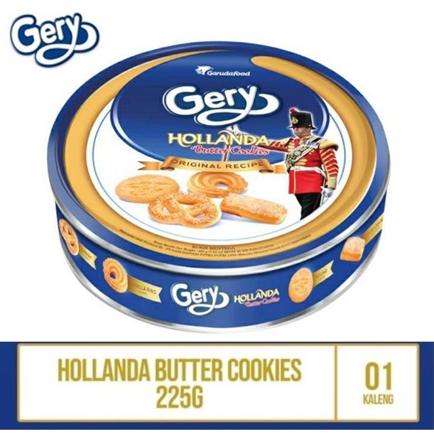 

Gery Hollanda Butter Cookies 225g 225 gram holanda pusat groir murah murah meriah