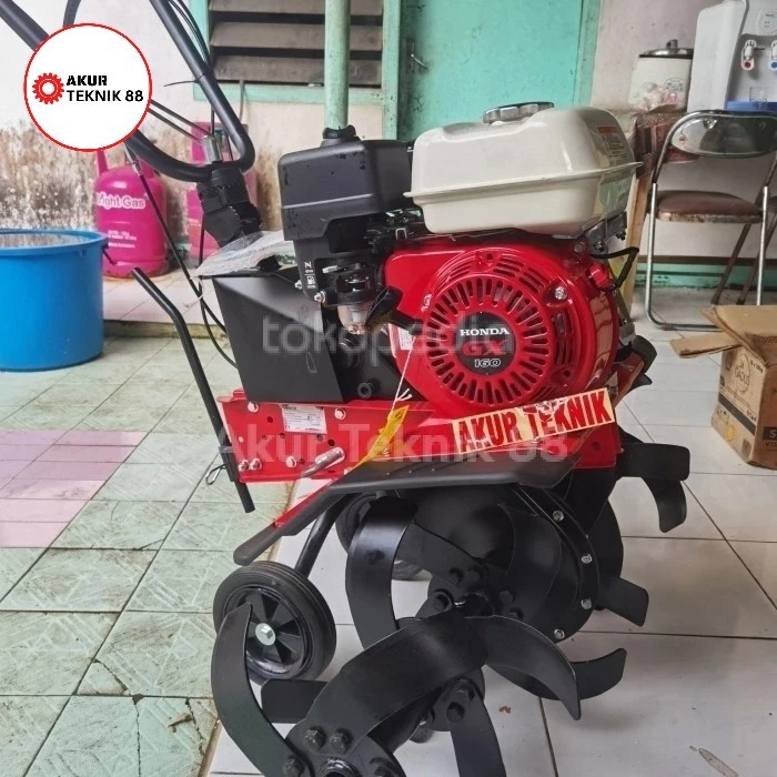 Mesin Bajak Tanah Cultivator Kebun Tiller Mini TASCO BK 55 Engine HONDA GX 160